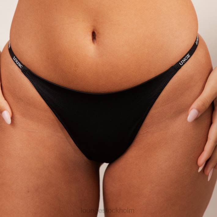 Lounge kvinnor svart underkläder FP6J238 lyx stringtrosa