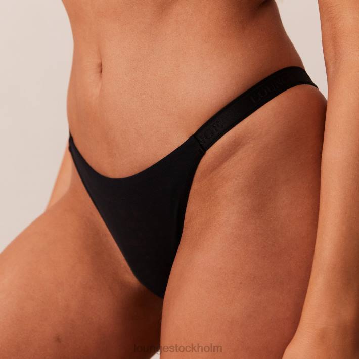 Lounge kvinnor svart underkläder FP6J519 släta nättrosor