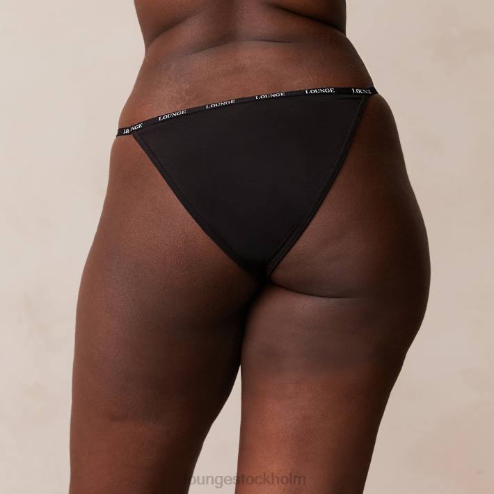 Lounge kvinnor svart underkläder FP6J548 släta trosor