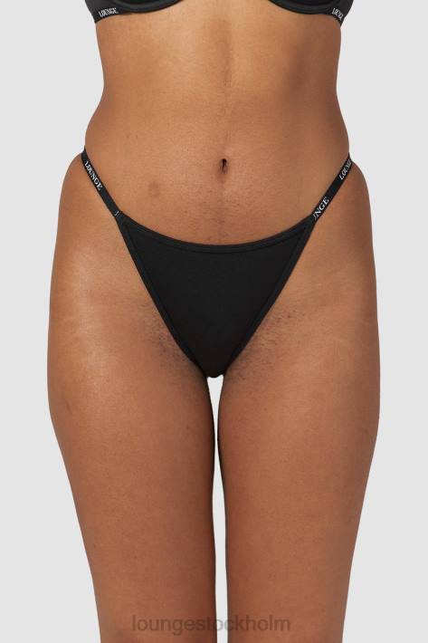 Lounge kvinnor svart underkläder FP6J562 släta klassiska trosor