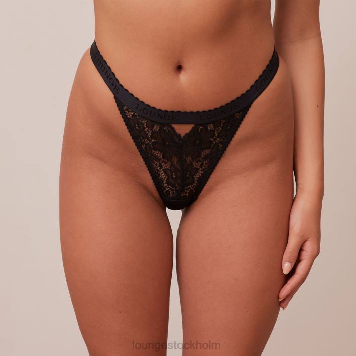 Lounge kvinnor svart underkläder FP6J608 stiliga trosor