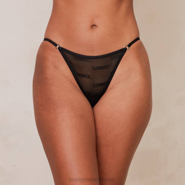 Lounge kvinnor svart underkläder FP6J767 djärva meshtrosor