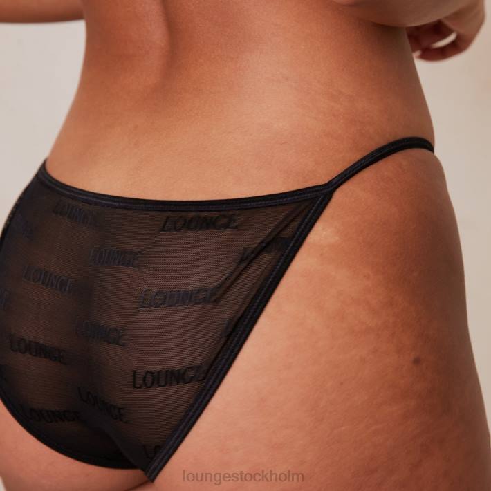 Lounge kvinnor svart underkläder FP6J767 djärva meshtrosor