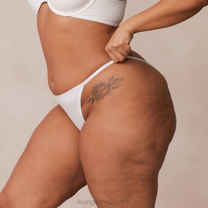 Lounge kvinnor vit underkläder FP6J547 släta trosor