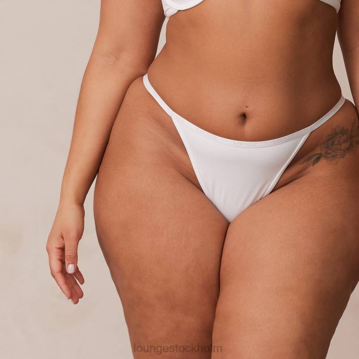 Lounge kvinnor vit underkläder FP6J547 släta trosor