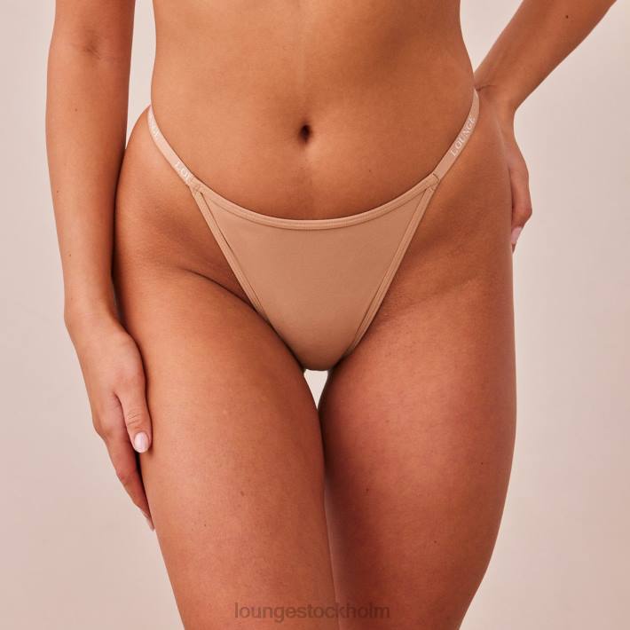 Lounge kvinnor honung underkläder FP6J556 slät klassisk stringtrosa