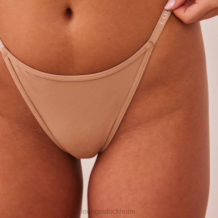 Lounge kvinnor honung underkläder FP6J556 slät klassisk stringtrosa