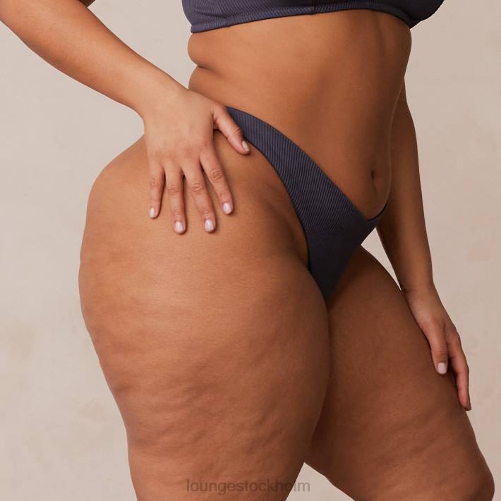 Lounge kvinnor kolblå underkläder FP6J509 ribbad triangeltrosa