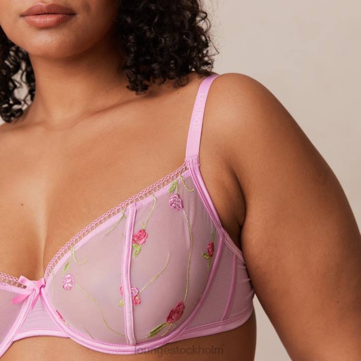 Lounge kvinnor lavendel rosa underkläder FP6J269 remy intimates set