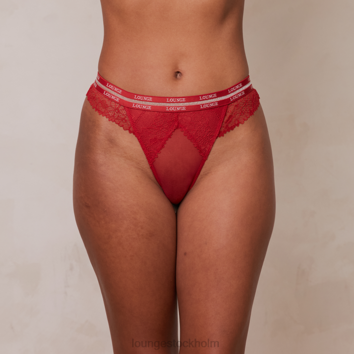 Lounge kvinnor rödbrun underkläder FP6J284 vogue stringtrosa
