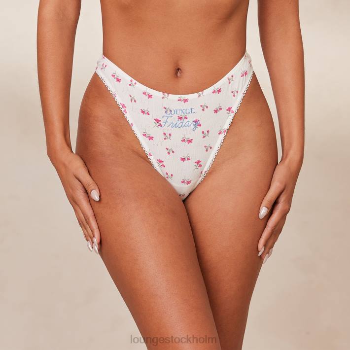 Lounge kvinnor skriva ut underkläder FP6J701 dagar i veckan stringtrosa (7-pack)