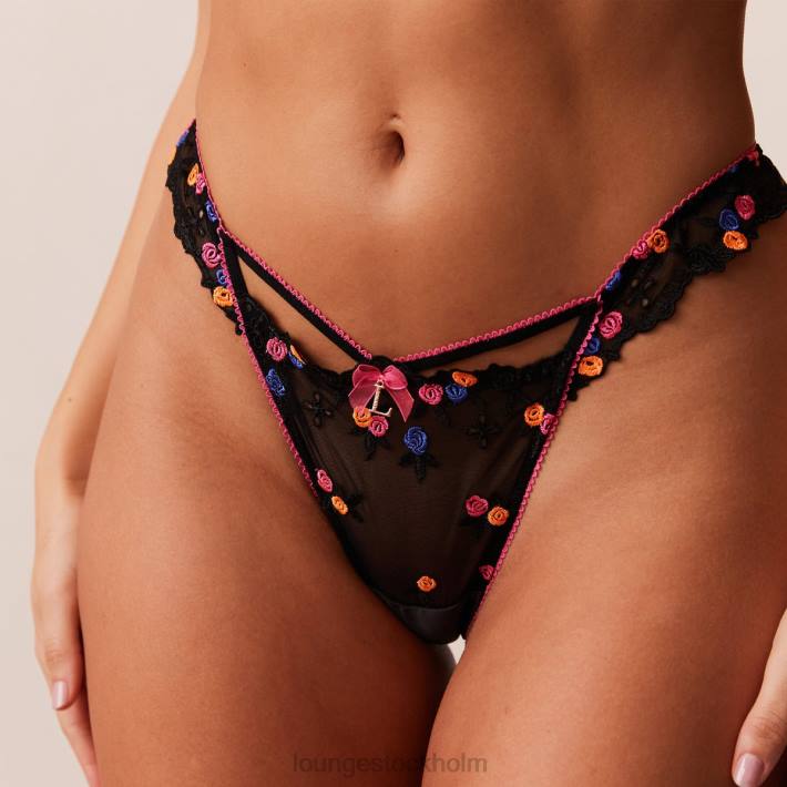 Lounge kvinnor svart underkläder FP6J256 neon g-sträng