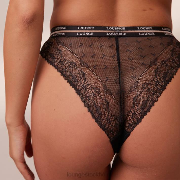 Lounge kvinnor svart underkläder FP6J289 vogue trosor