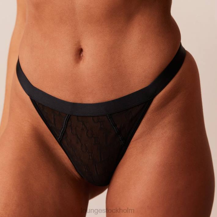Lounge kvinnor svart underkläder FP6J302 chic stringtrosa