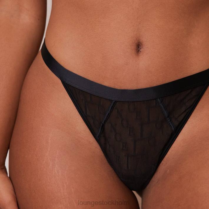 Lounge kvinnor svart underkläder FP6J302 chic stringtrosa