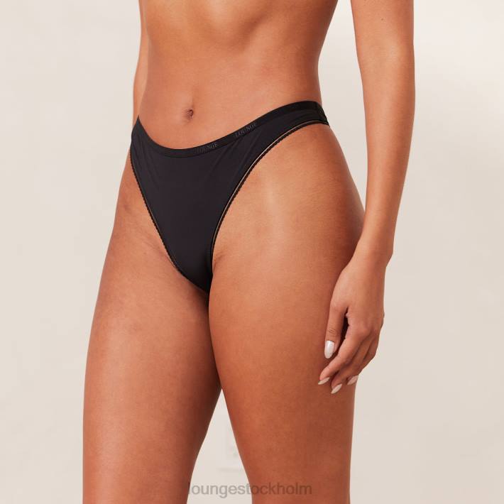 Lounge kvinnor svart underkläder FP6J448 komfort stringtrosa