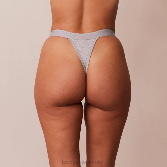 Lounge kvinnor grå underkläder FP6J408 bambu minimal triangel stringtrosa