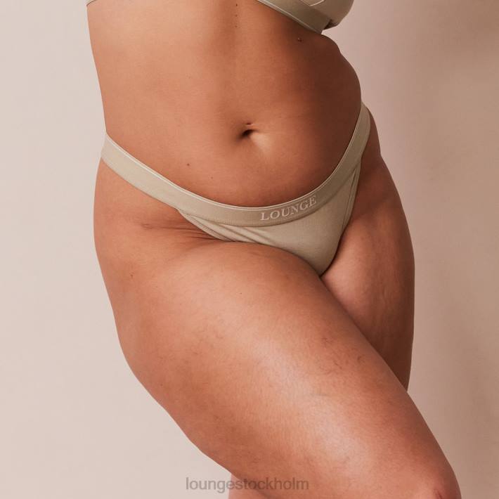 Lounge kvinnor oliv underkläder FP6J406 bambu minimal triangel stringtrosa
