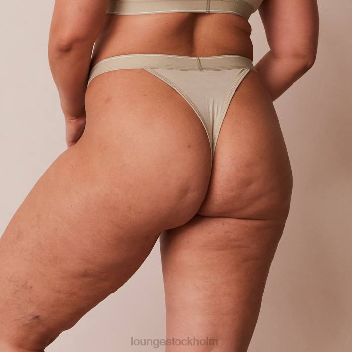 Lounge kvinnor oliv underkläder FP6J406 bambu minimal triangel stringtrosa