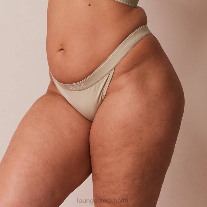 Lounge kvinnor oliv underkläder FP6J406 bambu minimal triangel stringtrosa