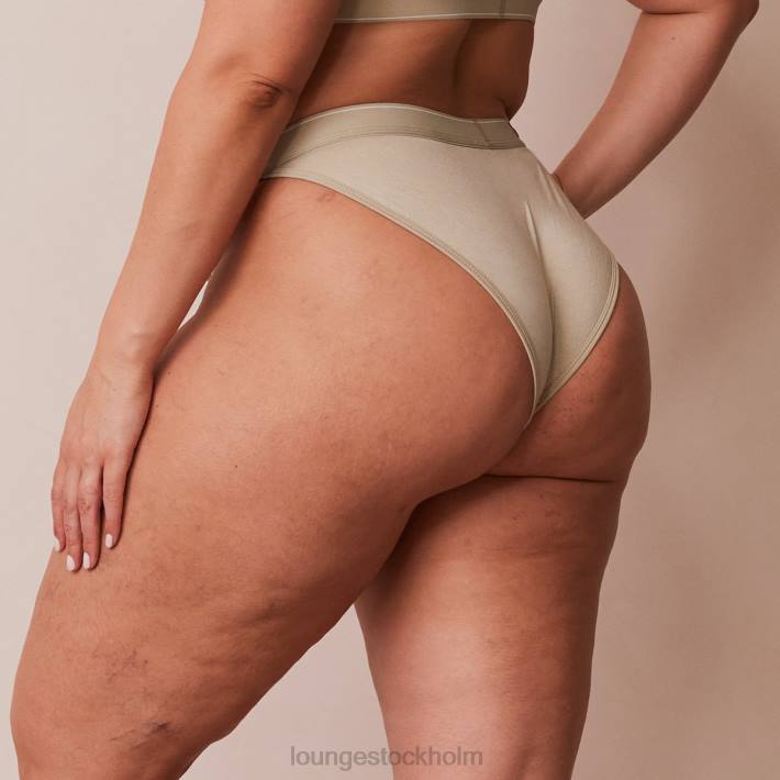 Lounge kvinnor oliv underkläder FP6J413 minimal triangeltrosa i bambu