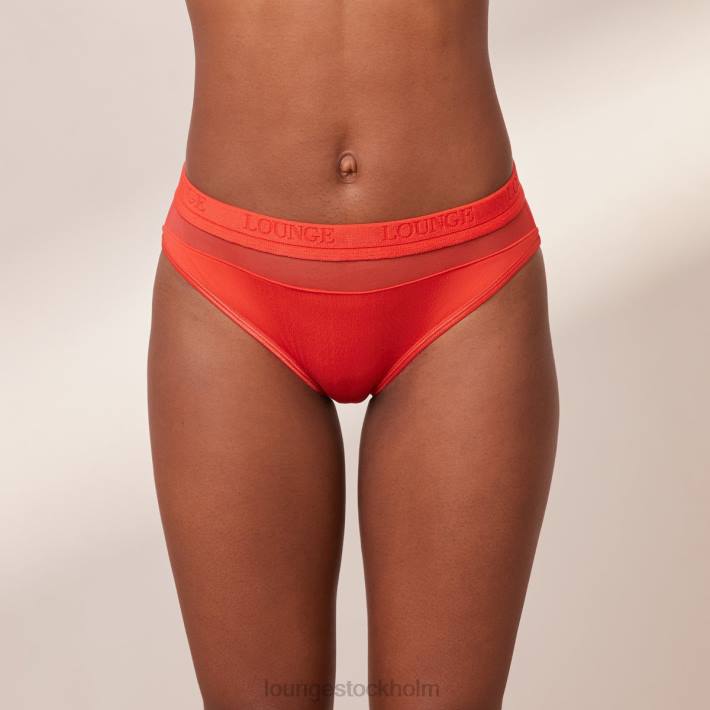 Lounge kvinnor röd underkläder FP6J397 nättrosor