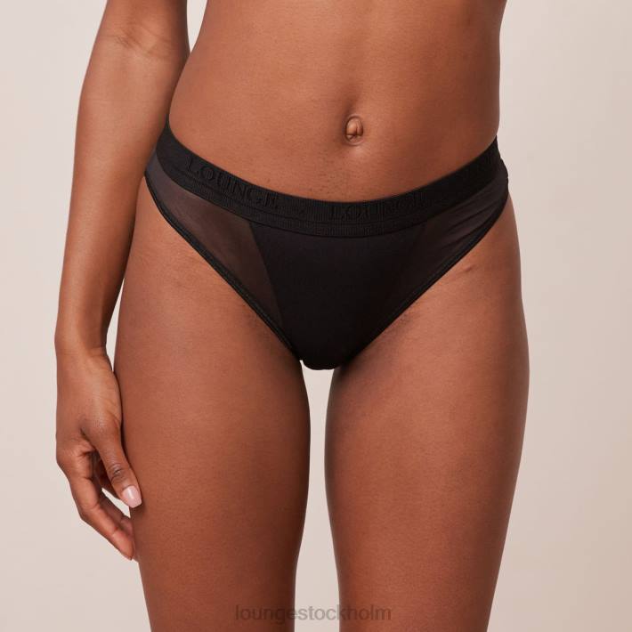 Lounge kvinnor svart underkläder FP6J374 trosor i konturnät