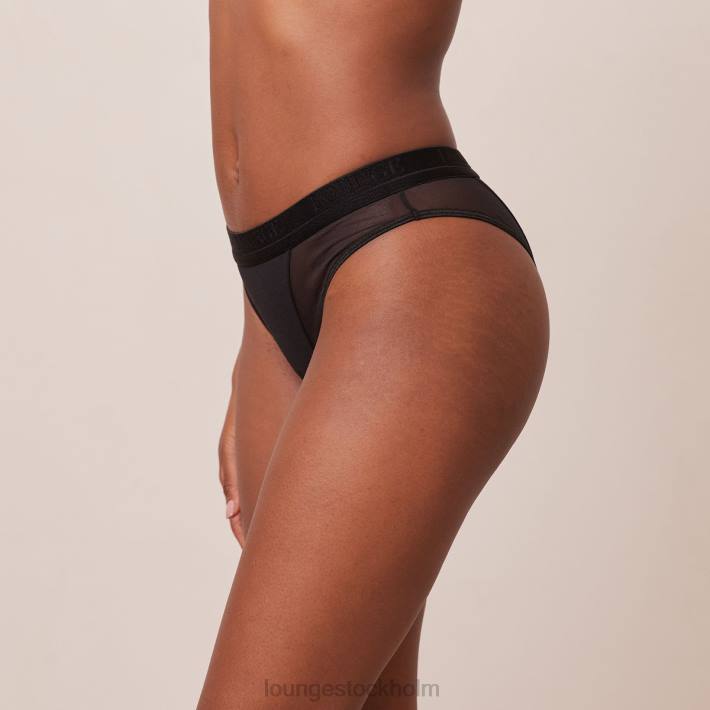 Lounge kvinnor svart underkläder FP6J374 trosor i konturnät