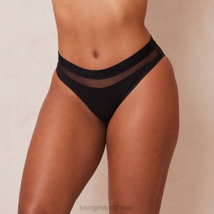 Lounge kvinnor svart underkläder FP6J405 nättrosor