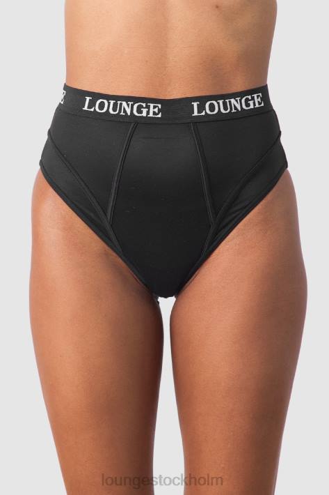 Lounge kvinnor svart underkläder FP6J430 fostra trosor