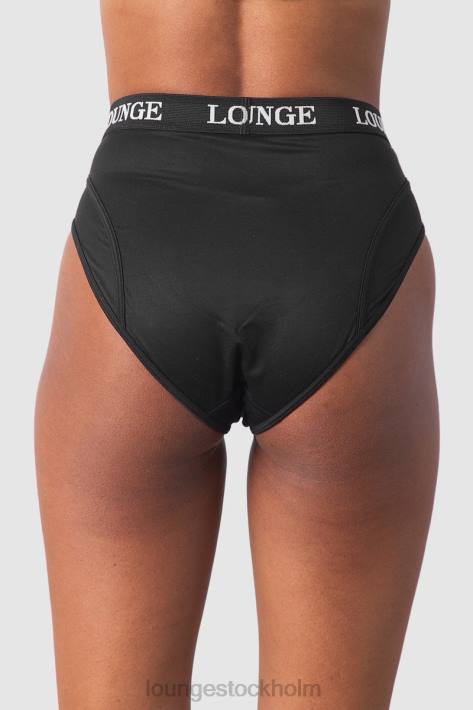 Lounge kvinnor svart underkläder FP6J430 fostra trosor