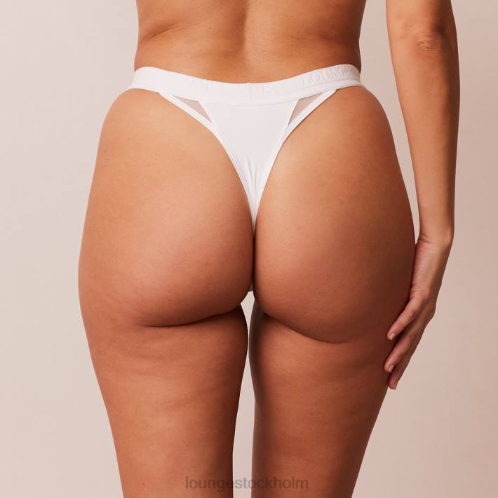 Lounge kvinnor vit underkläder FP6J369 contour mesh stringtrosa