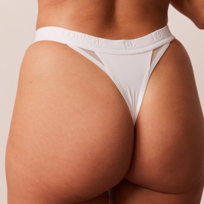 Lounge kvinnor vit underkläder FP6J369 contour mesh stringtrosa