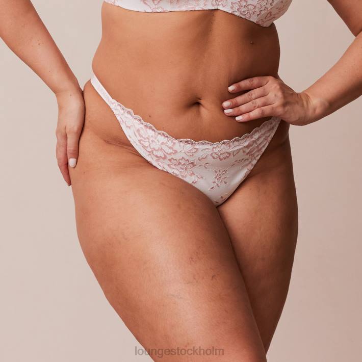 Lounge kvinnor vit underkläder FP6J381 magisk stringtrosa i spets