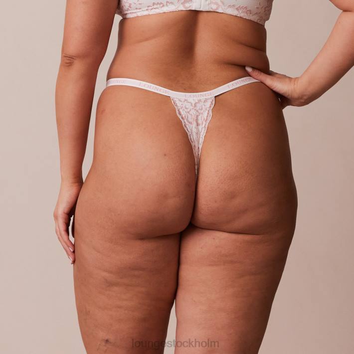 Lounge kvinnor vit underkläder FP6J381 magisk stringtrosa i spets