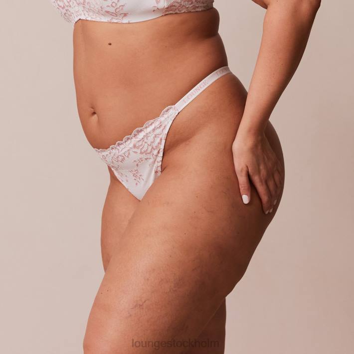 Lounge kvinnor vit underkläder FP6J381 magisk stringtrosa i spets