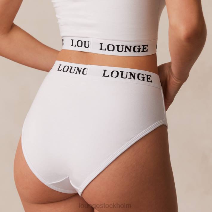 Lounge kvinnor vit underkläder FP6J432 basbyxor i bambu