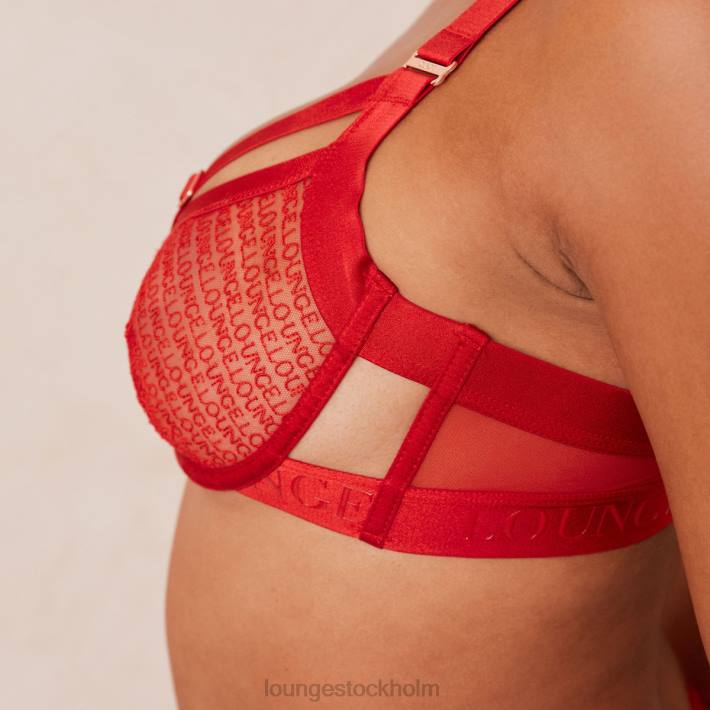 Lounge kvinnor röd underkläder FP6J621 phoenix intimates set
