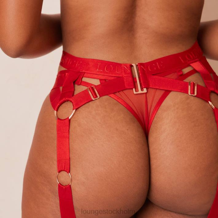 Lounge kvinnor röd underkläder FP6J621 phoenix intimates set