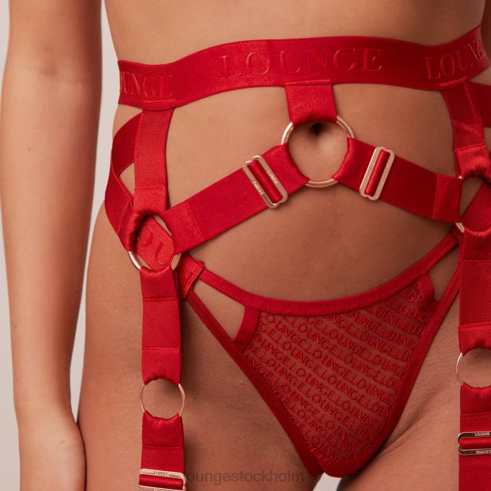 Lounge kvinnor röd underkläder FP6J621 phoenix intimates set