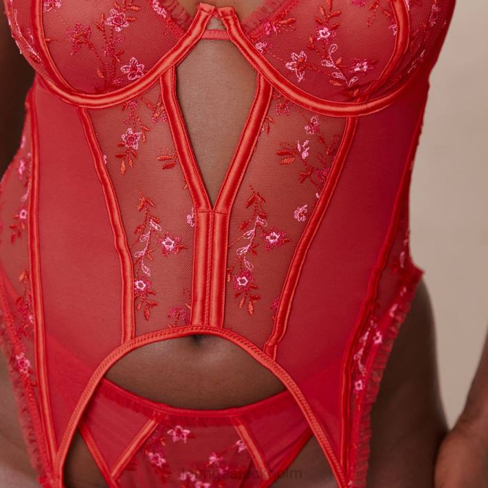 Lounge kvinnor rödbrun underkläder FP6J613 gia intimates set