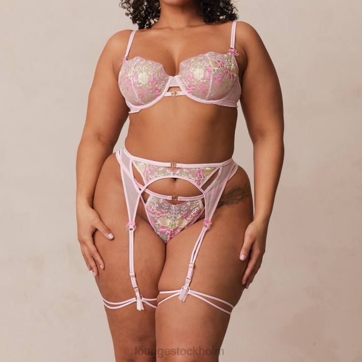 Lounge kvinnor rosa underkläder FP6J324 liana antyder set