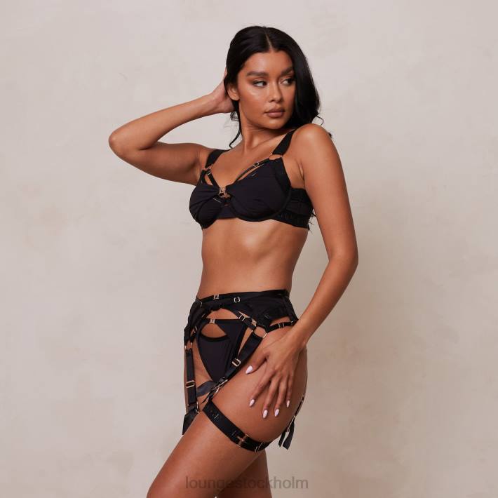 Lounge kvinnor svart underkläder FP6J564 reagan intimates set