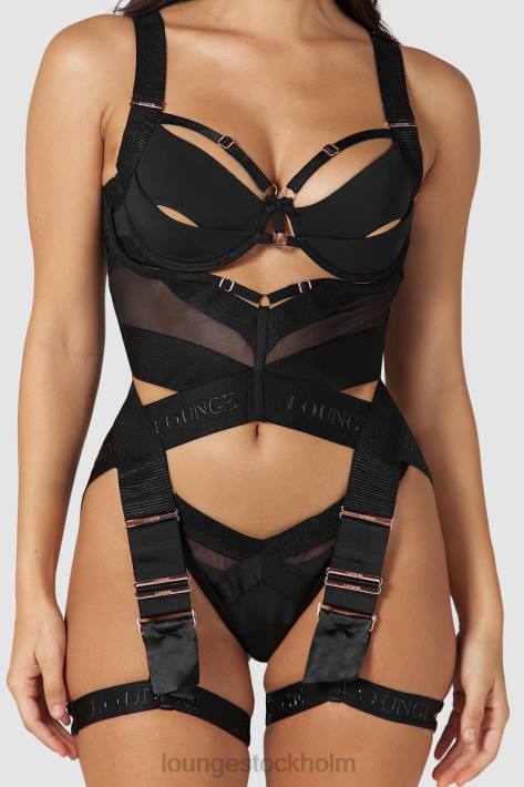 Lounge kvinnor svart underkläder FP6J565 livia intimates set