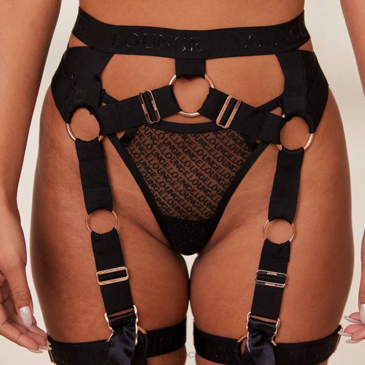 Lounge kvinnor svart underkläder FP6J688 phoenix intimates set