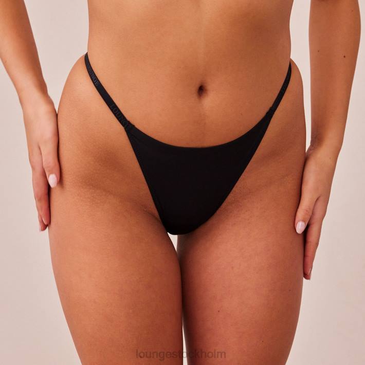 Lounge kvinnor svart underkläder FP6J753 lätt stringtrosa