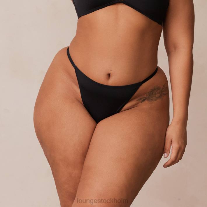 Lounge kvinnor svart underkläder FP6J753 lätt stringtrosa